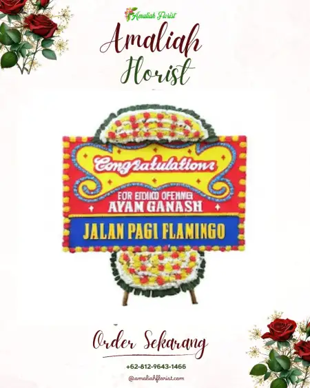 Sewa Papan Bunga Peguyangan